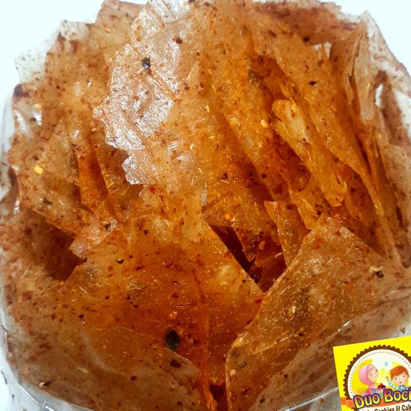 

500 Gram - Keripik Kaca Gurih Extra Pedas - Duo Bocil Sna