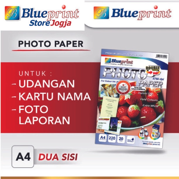 

@=@=@=@=] Kertas Foto Blueprint Double Sided A4 220gsm