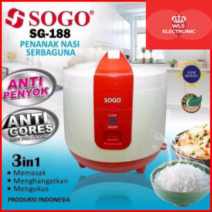 ___] Rice cooker Sogo 1,8L