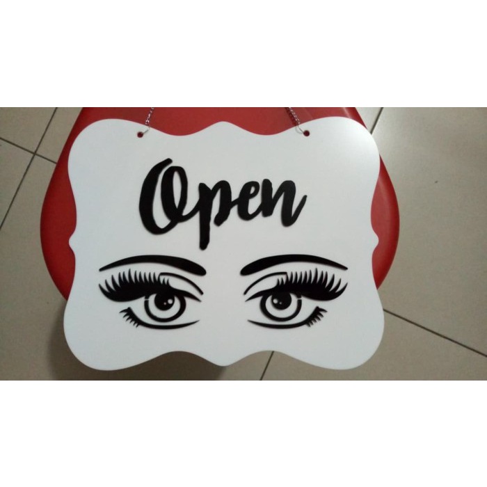 

Open Close Paling Murah Edisi Eyelash + Huruf Timbul