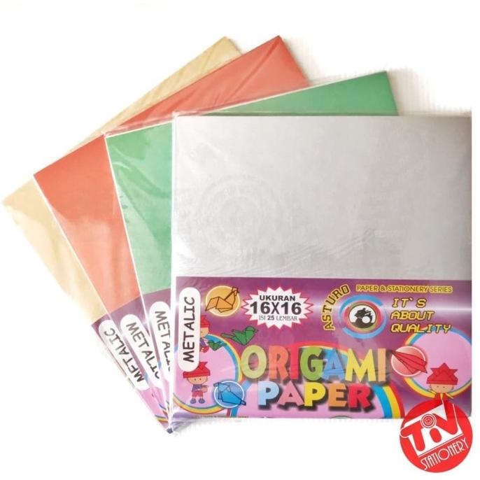 

Kertas Origami Asturo 16X16 Cm Metalic