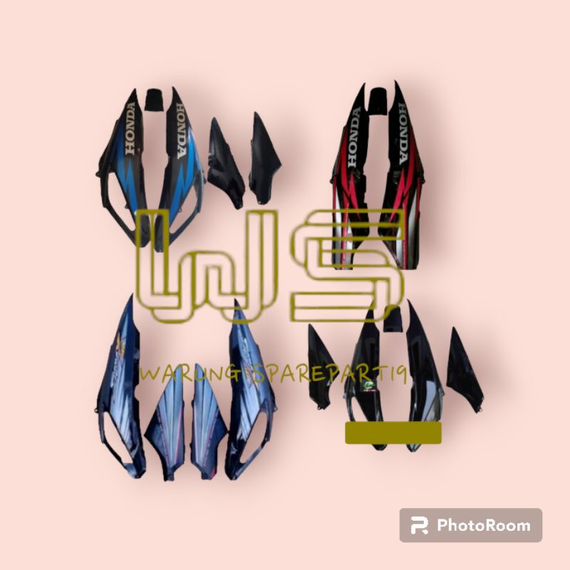 BODY BELAKANG SUPRA X 125 LAMA HITAM