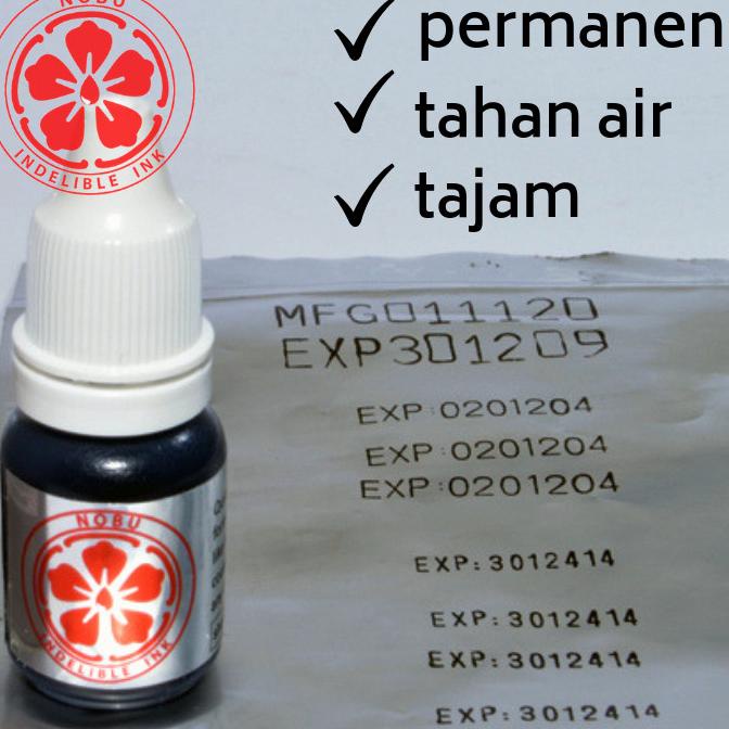 

Nobu Ink - Tinta Stempel Permanen | Plastik | Besi