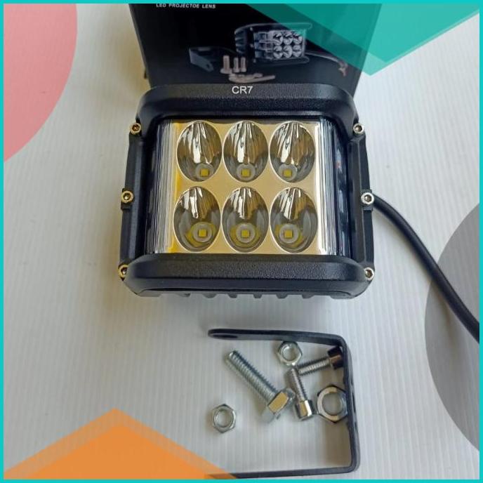 Lampu Tembak CR 7 6 LED Plus Strobo 16novz3 limited stock