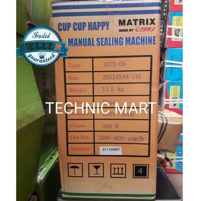 Mesin Cup Sealer Murah Matrix Mtx-D8 By Eton/Alat Pres Gelas