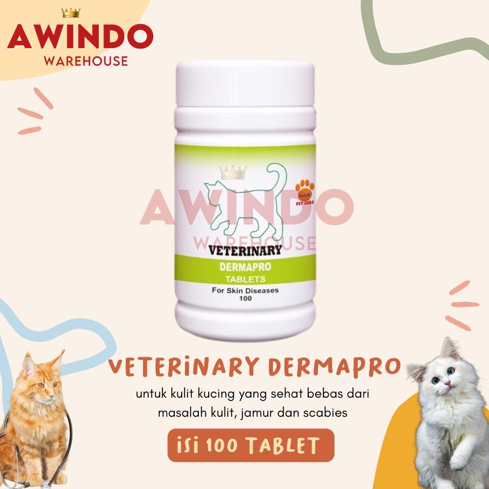 VETERINARY DERMAPRO - Obat Kucing Anti Kulit Jamur Scabies
