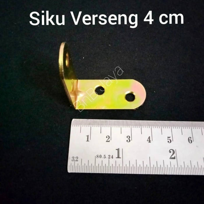 \\\\\] Siku Rak Verseng / Plat Siku L Besi 4x4 cm