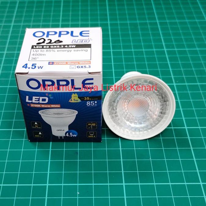 TERLARIS Opple MR16 GX5.3 Halogen Led 4,5w 6w 4,5 watt 6 watt 220v Lampu