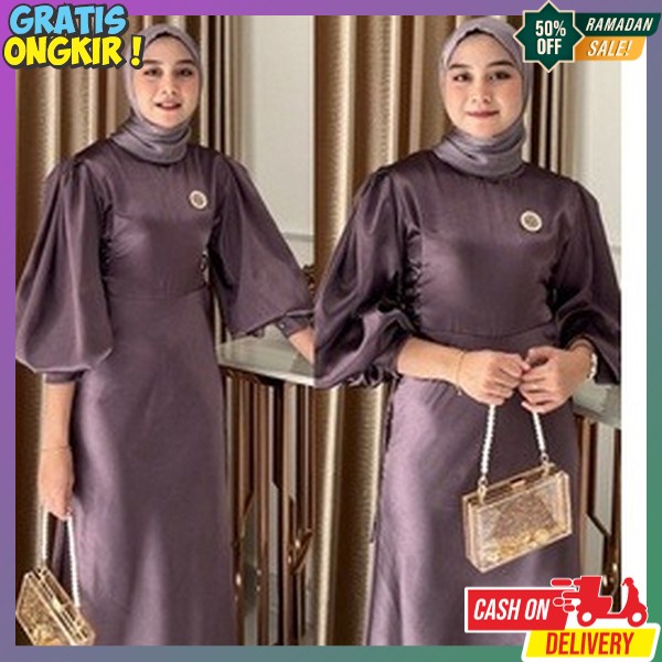 Gsmis Syarii Modern Dres Perempuan Syari Gmis Ibuibu Pengajia Gamis Muslimah Gamiss Syar I Ghames Le