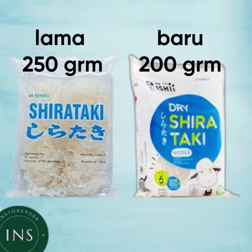

E Kering Shirataki Dry Shirataki Isi 10Keping 250Gr