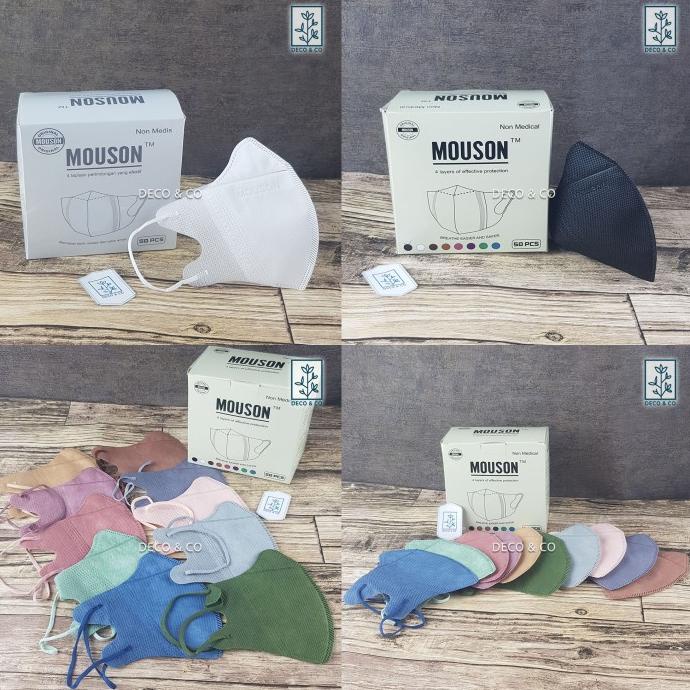 +++++] Masker Duckbill Mouson 4Ply - 50Pcs