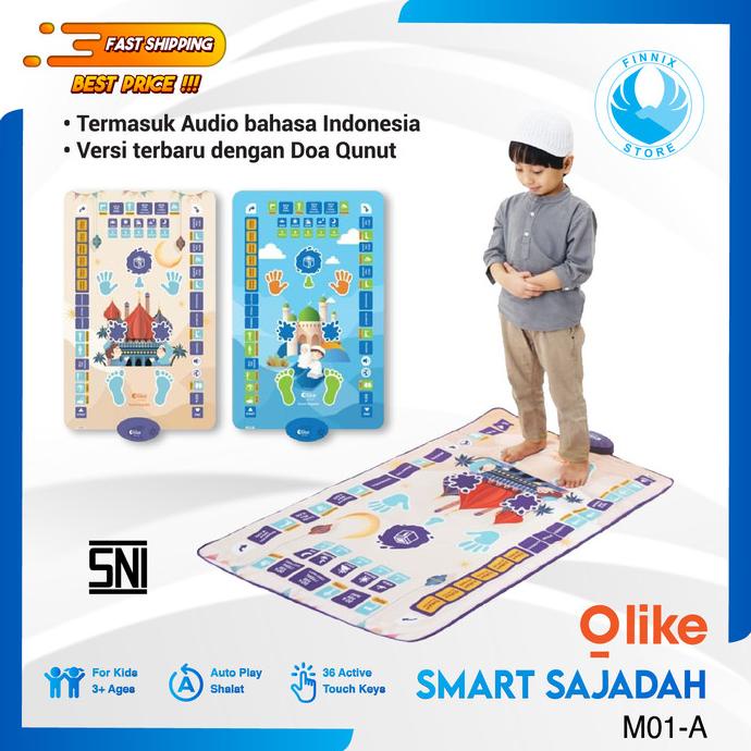 Olike Smart Sajadah Anak - Sajadah Pintar - Garansi Resmi