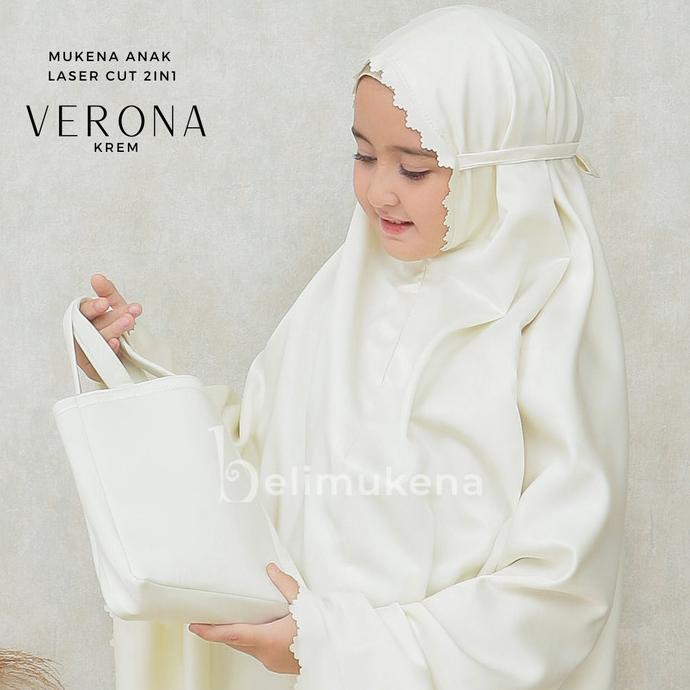 Mukena Anak Laser Cut Verona