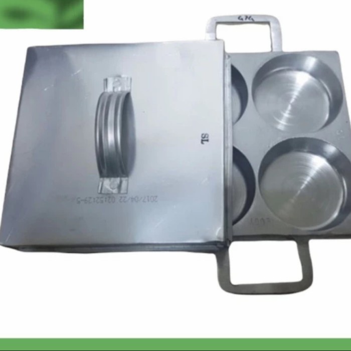 Loyang Wajan Cetakan Kue Martabak Manis Mini Telur Telor 4 Lubang