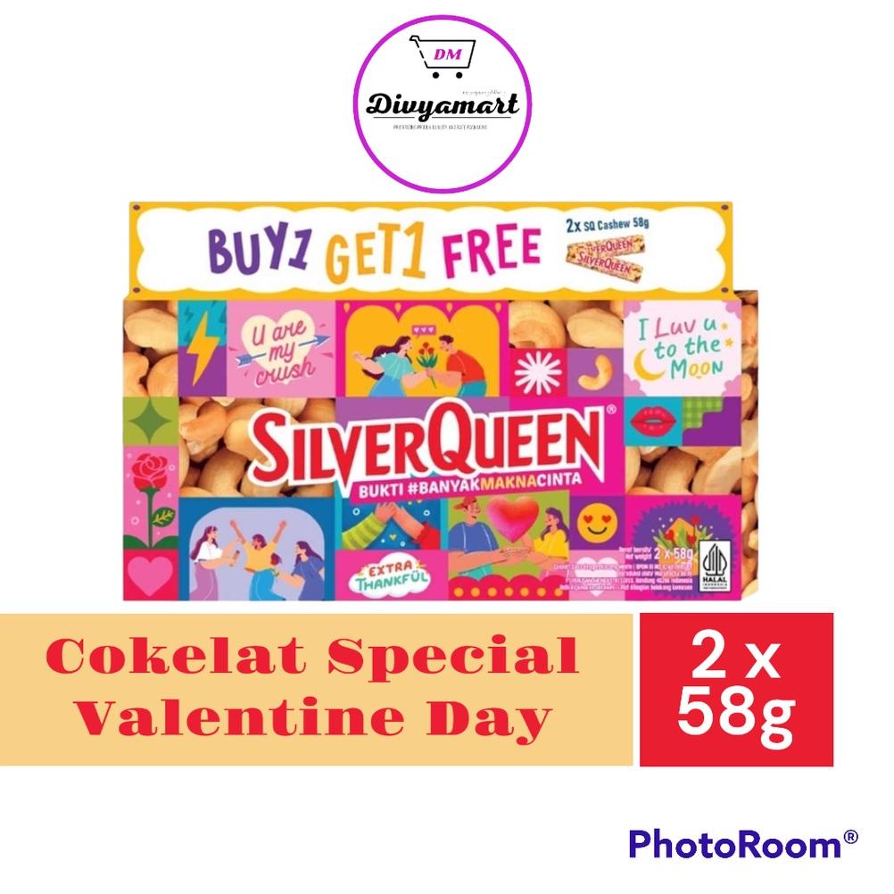 

Flash Sale Silver Queen Cokelat Valentine Day 2X58G Murah