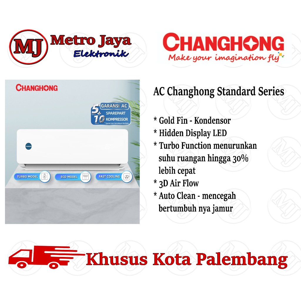 AC Changhong Standard Series Gold Fin Turbo Auto Clean