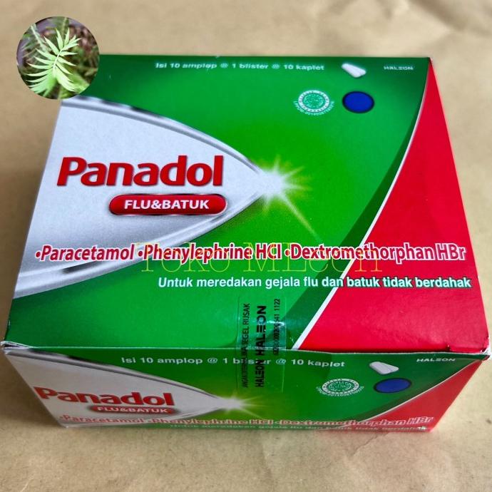 Panadol Hijau Box Isi 10 Blister