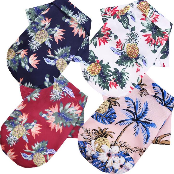 BAJU HAWAII - Baju Pakaian Hewan Kucing Anjing