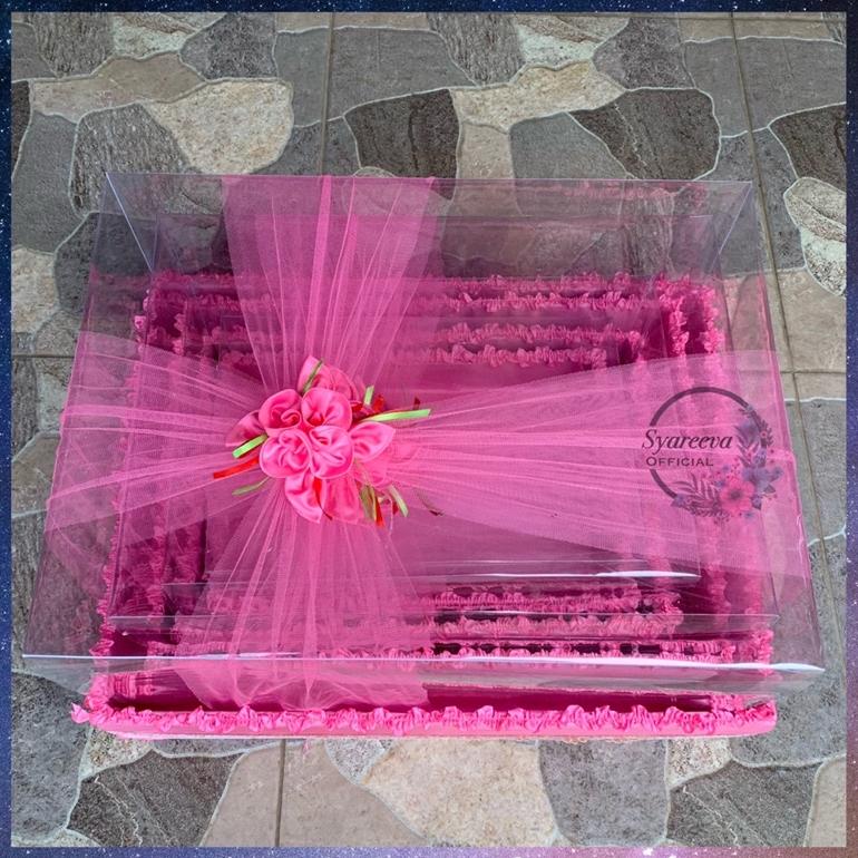 

Terlaris [Cod] Kotak Seserahan Pernikahan Hantaran Model Double Tile 4 Pcs Diskom