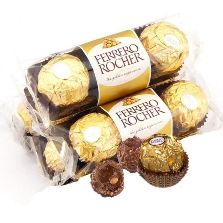 

Bisa Cod Ferrero Rocher Isi 3 Pcs / Coklat Premium Import Terlaris / Gift Kado Sale