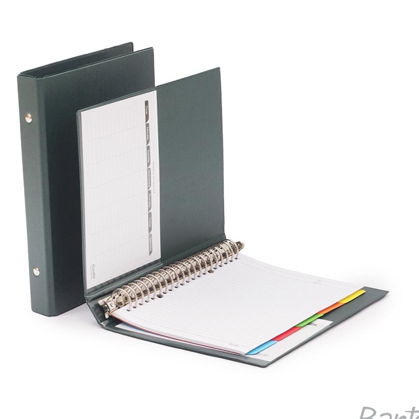 

Bantex Binder Note A5 20 Ring Besi Loose Leaf Multiring Binder Green 1324 04