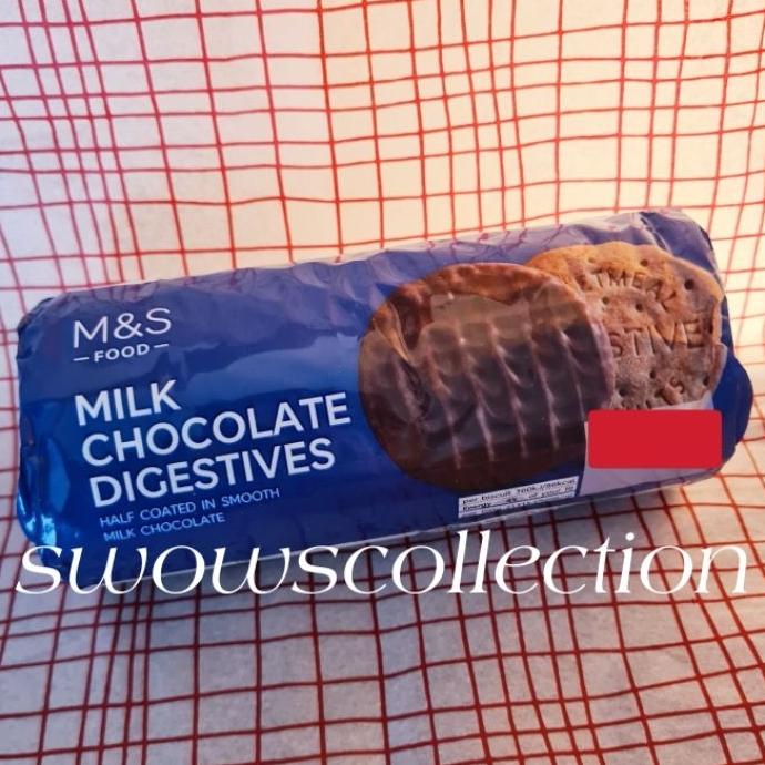 

M&S Mark Marks & And Scer Digestives Digestive Lk Chocolate Biscuit Cookies Biskuit Cokelat Coklat Susu