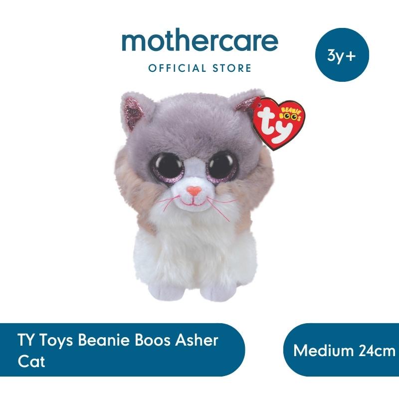 TY Toys Beanie Boos Asher Cat M - Boneka Anjing