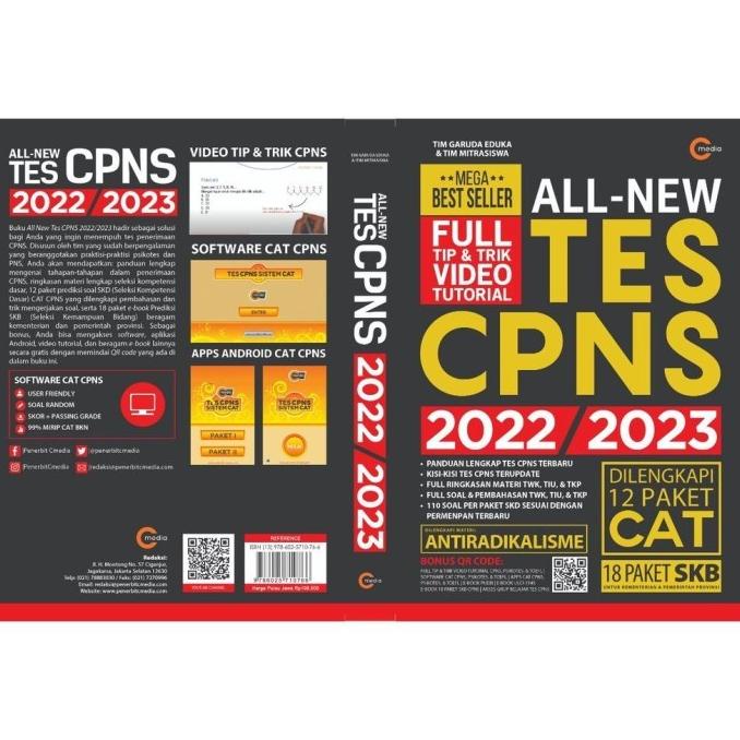 Buku Referensi - All New Tes CPNS 2022/2023 - Cmedia (New Edition)