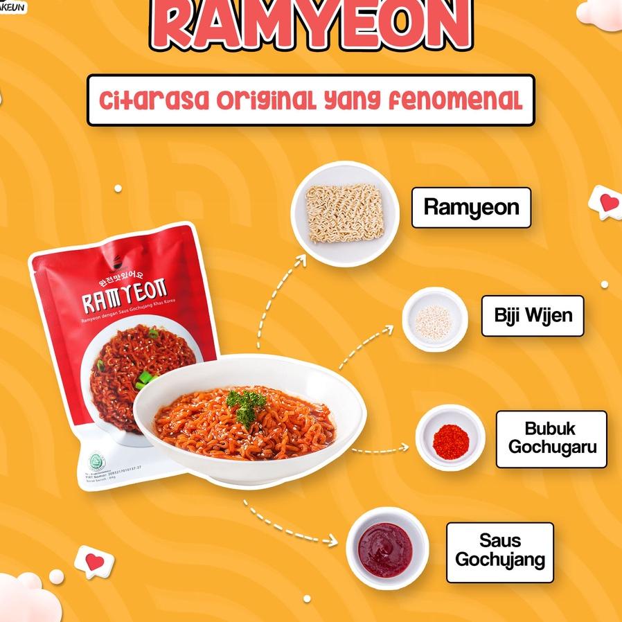 

Koreakeun Paket Buy 2 Get 1 Ramyeon Ramyun Ramen Makanan Korea Halal Ter Worth It 84G - 3Pcs