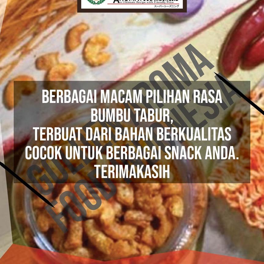

Bumbu Tabur Rasa Manis Gurih 1Kg, Jual Bubuk Tabur Sweet Savory Aman Powder