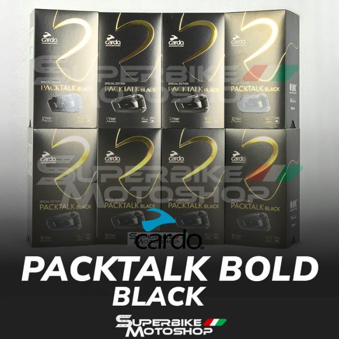 Packtalk BLACK Edition Intercom Cardo JBL