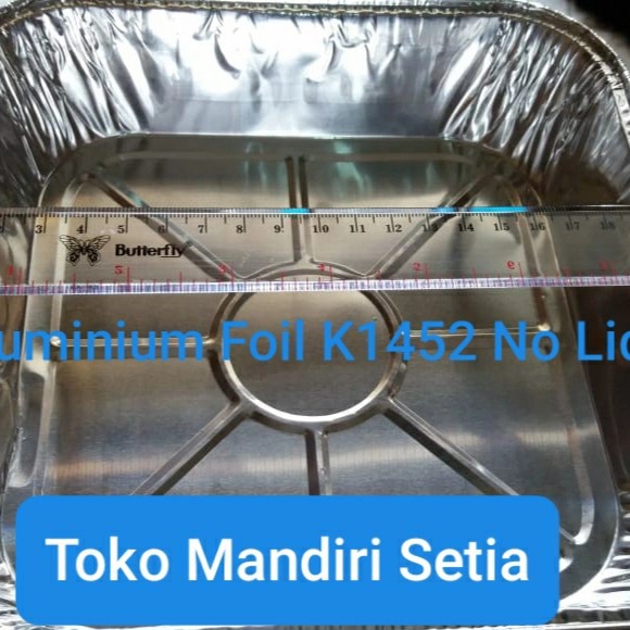 Aluminium Foil Cup Ukuran 20X20 Kode K1452 Tanpa Tutup