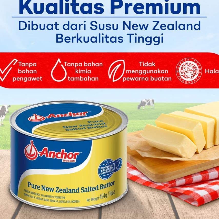 

Anchor Ed Butter 454G - Mentega Asin New Zealand