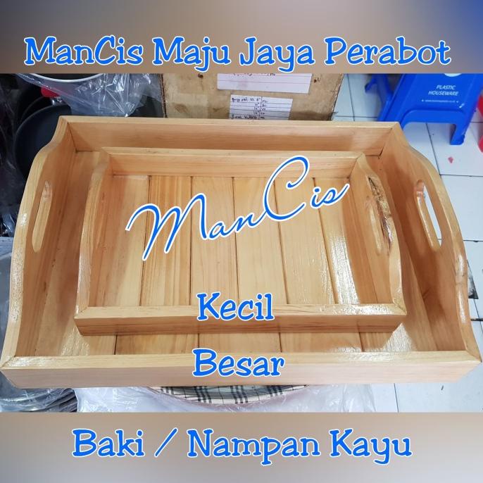 Baki kayu Besar / Nampan kayu high Quality