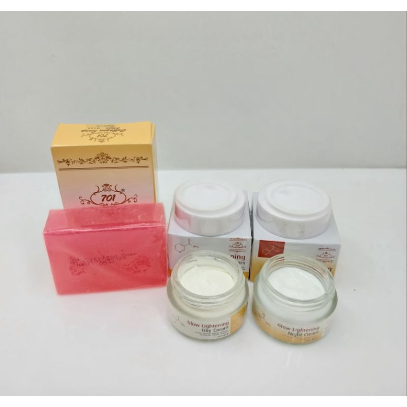 PAKET 3in1 CREAM COLLAGEN 701 DAY&NIGHT + SABUN 701 BPOM