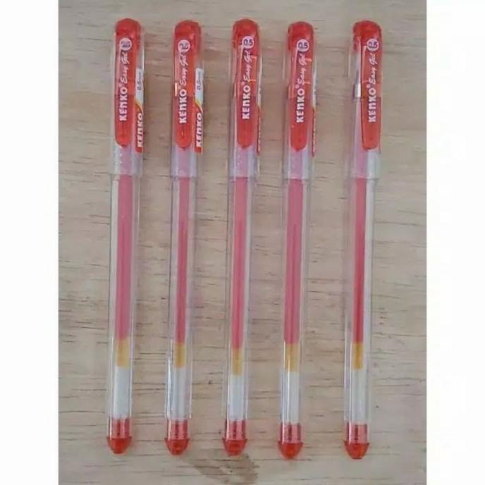 

Diskon !!! Januari Termurah Kenko Easy Gel Merah 0.5Mm Pulpen Pena 1 Pack / 12 Pcs - Siap Kirim