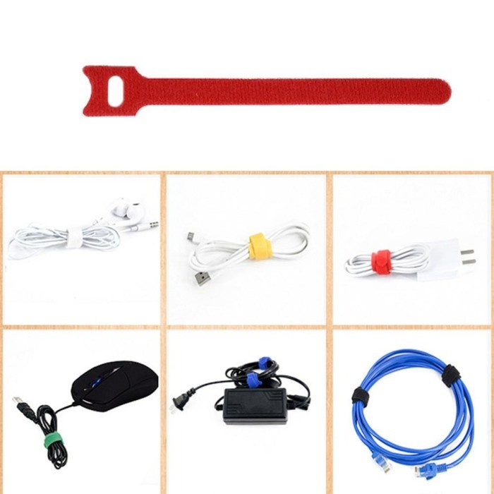 BAGUS BELI velkro Kabel Nilon Organizer Mouse headset Earphone Kabel Cables HDMI