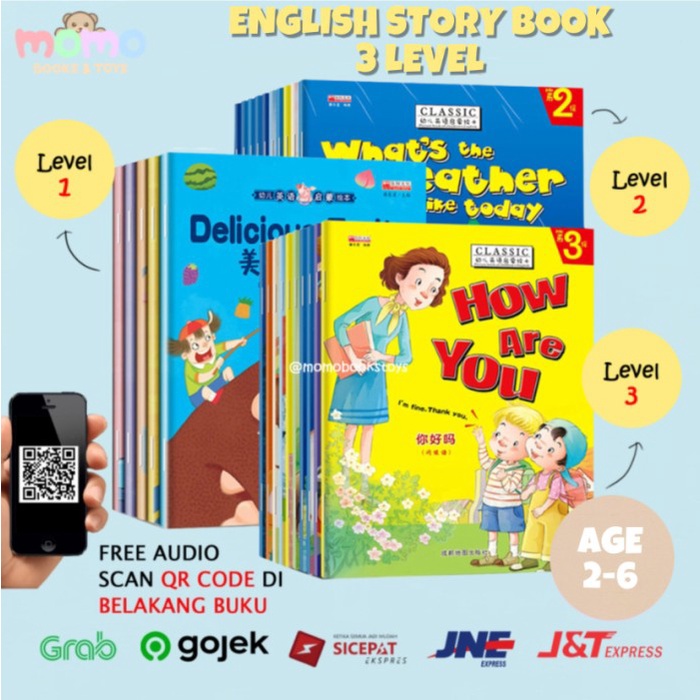 

Harga!! Buku Cerita Anak Bahasa Inggris Bacaan ImporEnglish Story ok TK SD