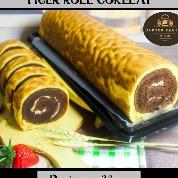 

Tiger Roll Cake / Bolu Gulung Tiger Cokelat / Kue Arisan, Lebaran Dan Natal