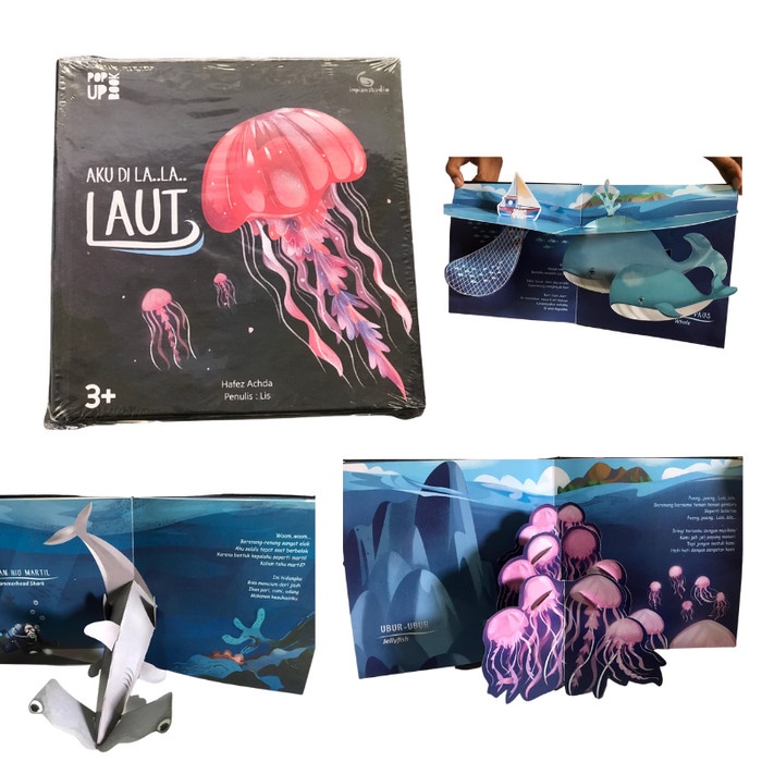 

Promo!! Buku Edukasi Cerita Anak Popup : Aku di laut PAUD TK