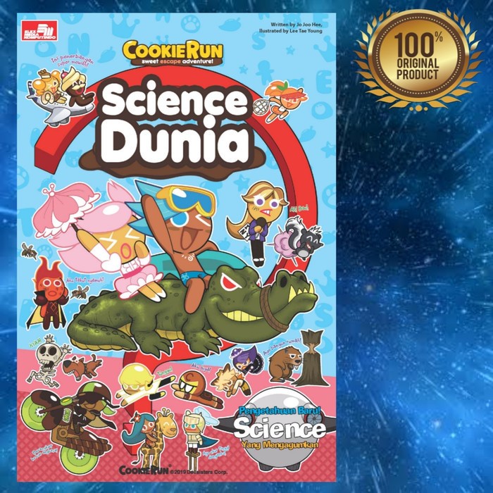 

Terlaris!! Buku Anak Cookie Run Sweet Adventure - Science Dunia