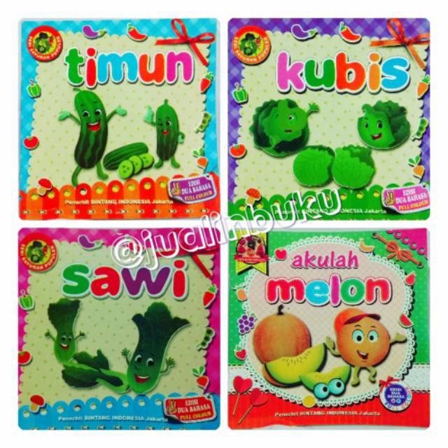 

Price!! Paket 11 Buku Cerita Seri Buah Sayur Full Color