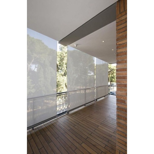 Roller Blind out dor / Tirai outdor Tampias Hujan Tahan Panas Sinar Matahari - Tampias Hujan Gorden 