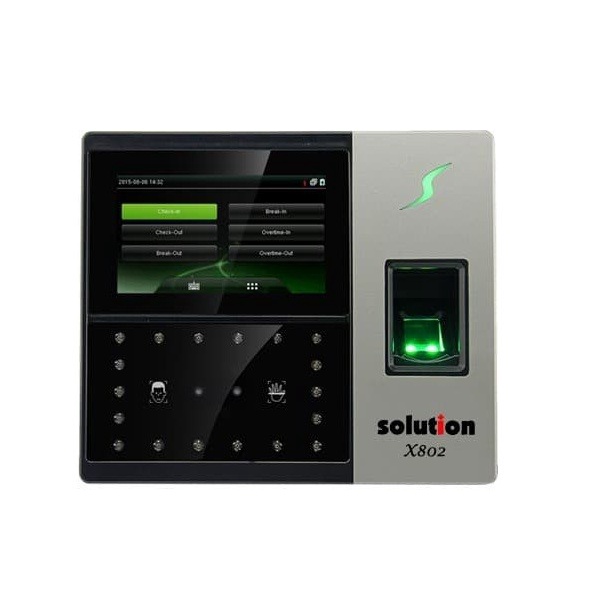 

Mesin Absen Absensi Finger Print Sidik Jari Wajah Solution X-802 X802