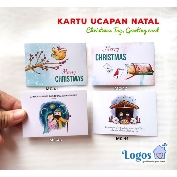 

TERLARIS Kartu Natal Christmas Xmas Greeting cards ucapan kelahiran Yesus isa