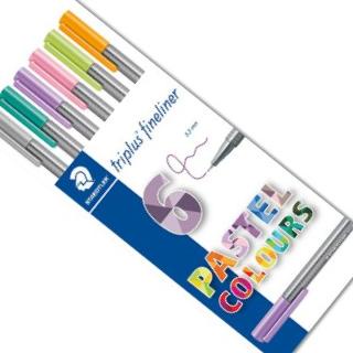 

Staedtler Triplus Fineliner Pastel Colours 334 P6