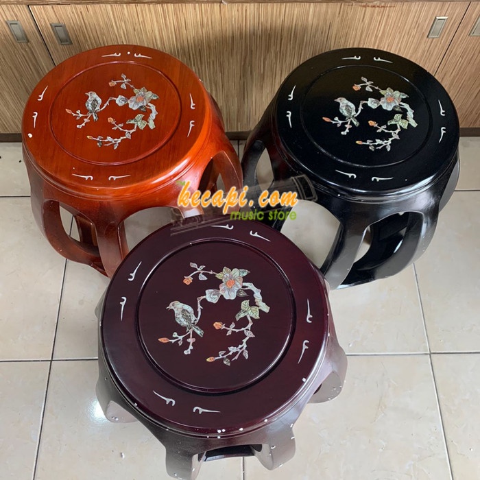 Kursi Guzheng Kecapi Bird Flower