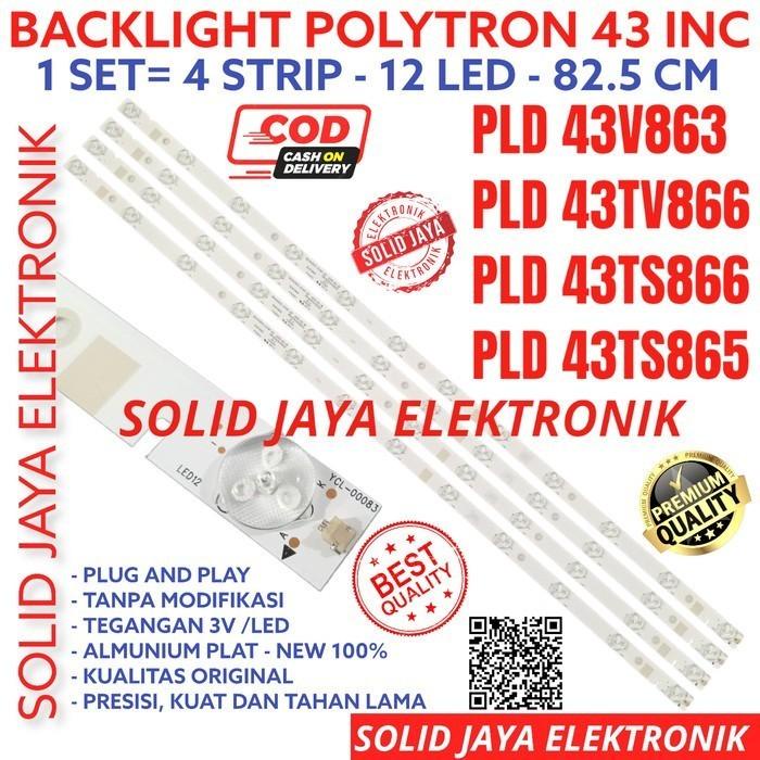 Backlight Tv Led Polytron 43 Pld-43V863 Pld-43Tv866 Pld-43Ts866 Lampu