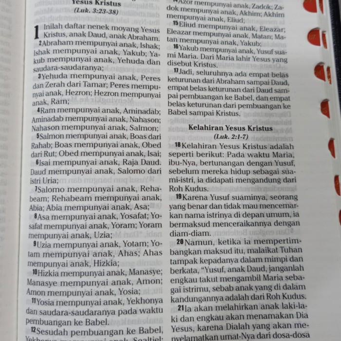 

Alkitab Manula Lansia Ukuran Besar Sampul Resleting - Tb2 064 Sl - Lai