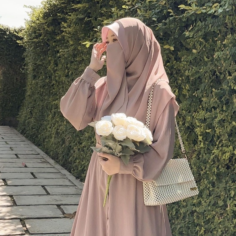 [SYAR'I TILL JANNAH] Baju Gamis SAFINA Abaya Syar'i Turkey Hitam Polos Dress Muslim Wanita Remaja